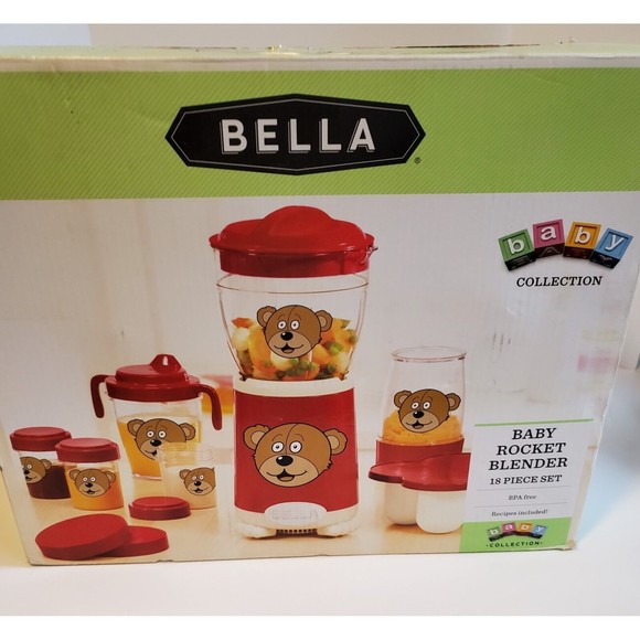 Bella Baby Rocket Food Blender With Accessories Still Wrapped- As-Is Damage Box - Picture 2 of 11